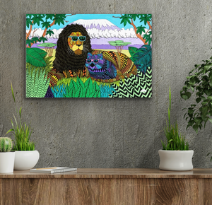 Jungle friends アートインテリア（キャンバス）
