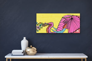 Estelle the Elephant アートインテリア（キャンバス）