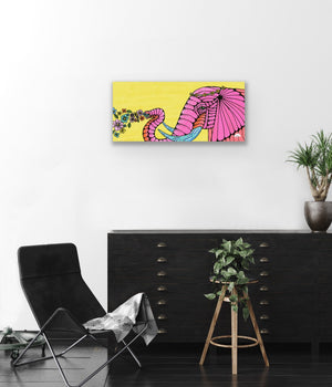 Estelle the Elephant アートインテリア（キャンバス）