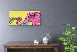 Estelle the Elephant アートインテリア（キャンバス）