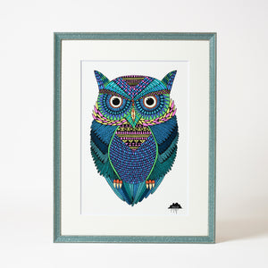 Michael the Magical Owl アートインテリア(ミュラート)
