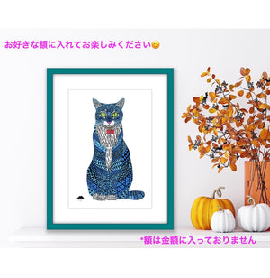 Sunny the Cat アートインテリア(ミュラート)